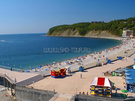 Пляж комплекса