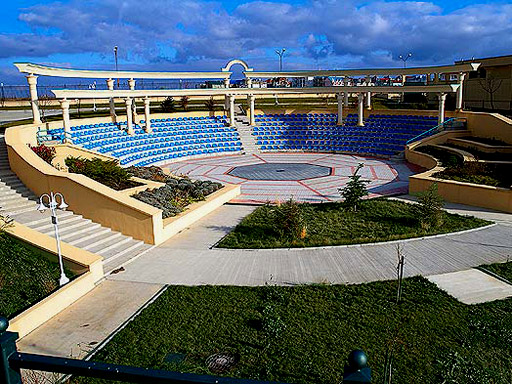 Территория санаторий «Аквамарин» РЖД Анапа