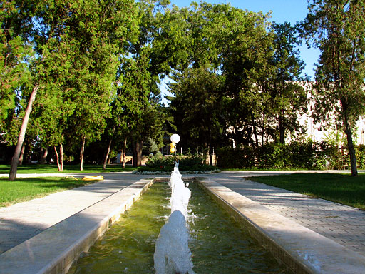 На территории