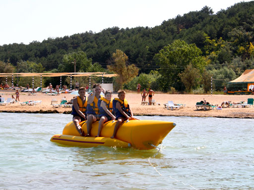 Прогулка на водном банане