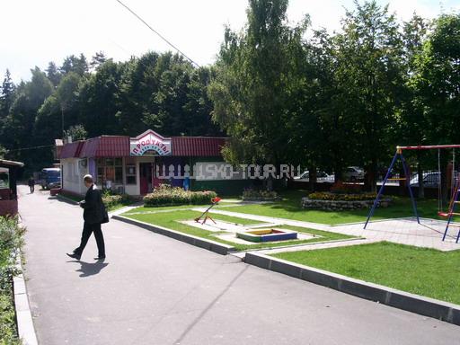 На территории