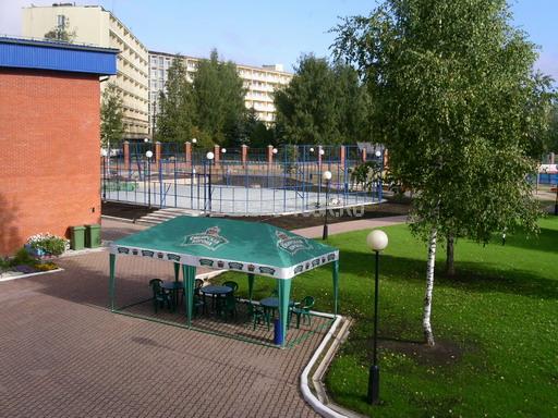 На территории