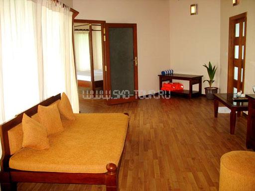 Water Bungalow, гостиная