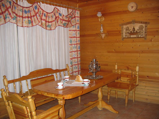 Русская баня. Комната отдыха