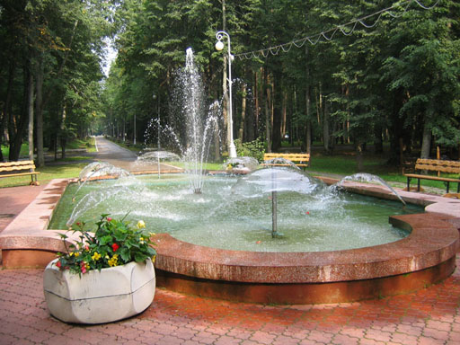 На территории