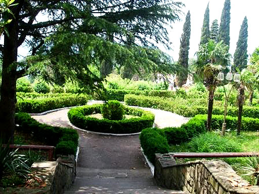 На территории