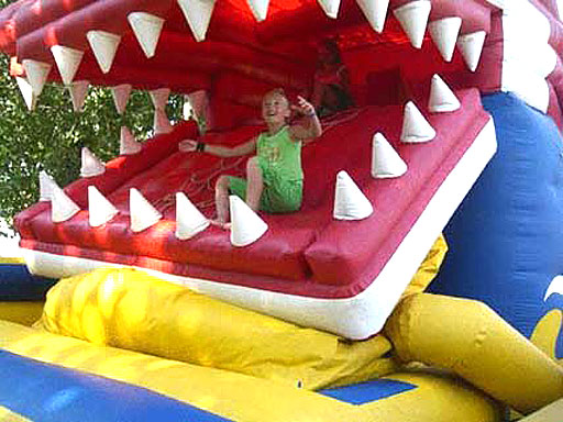 В аквапарке