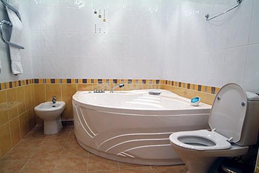 Санузел Люкса в коттедже СПА отель «Прометей клуб» Сочи Лазаревское