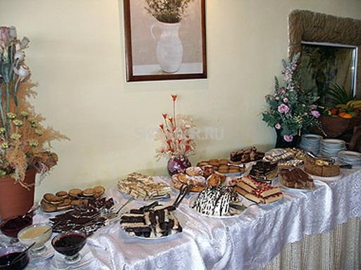 Шведский стол ресторана СПА отель «Прометей клуб» Сочи Лазаревское