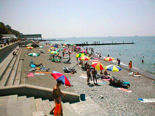 пляж Отель «Роза ветров» Сочи