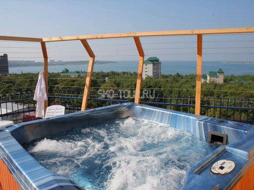 Джакузи на крыше