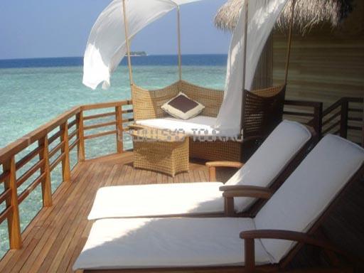 Water Bungalow, терраса Baros Maldives 5 *