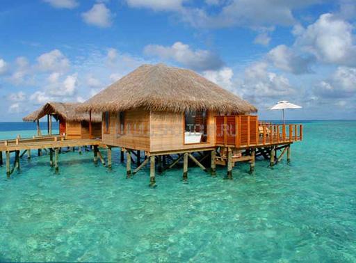 Вид на номер Deluxe Water Villa