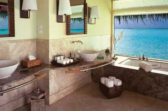 Ванная в номере Lagoon Villa